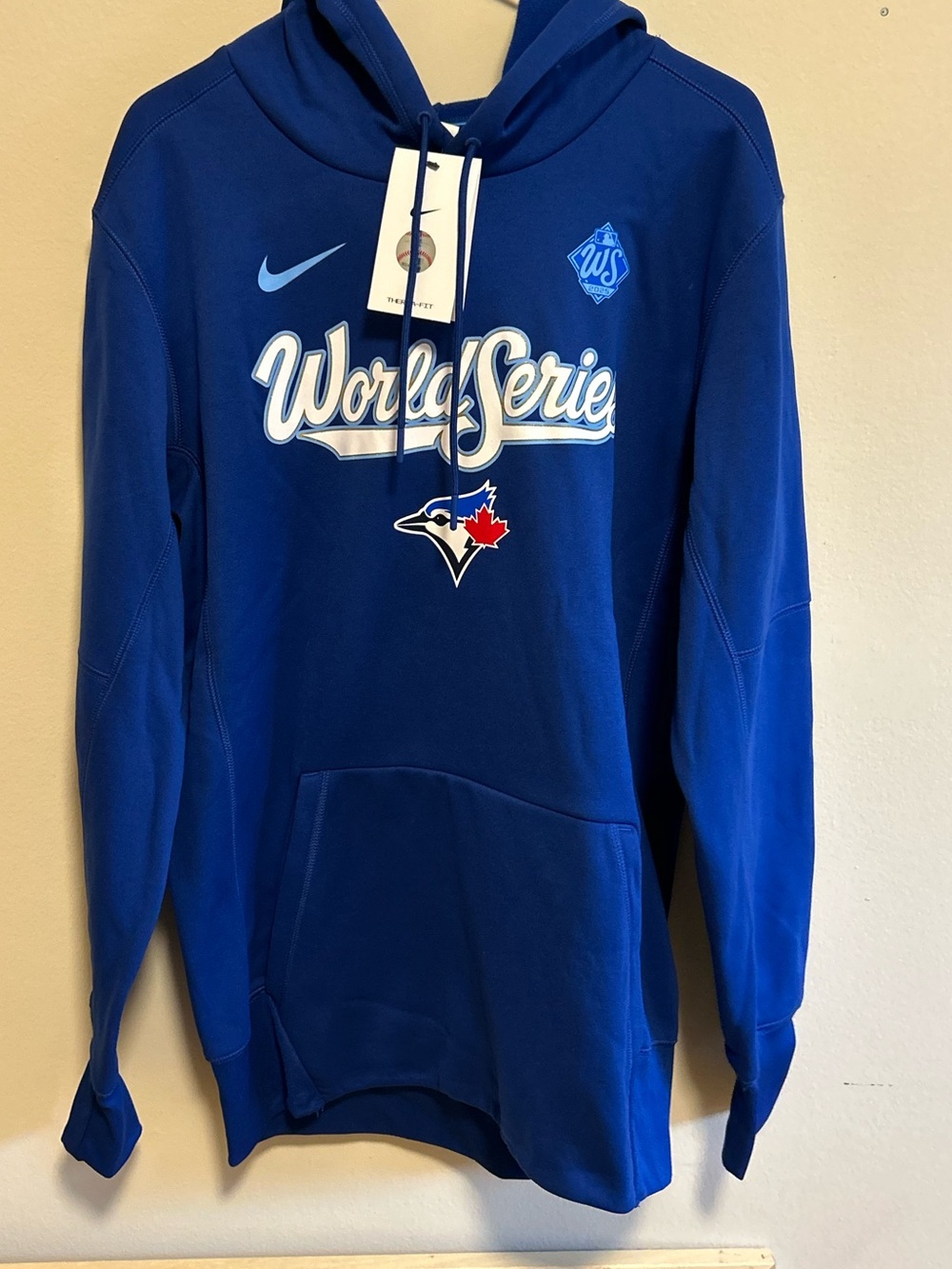 Nike Men’s Royal Blue World Series Crewneck Hoodie